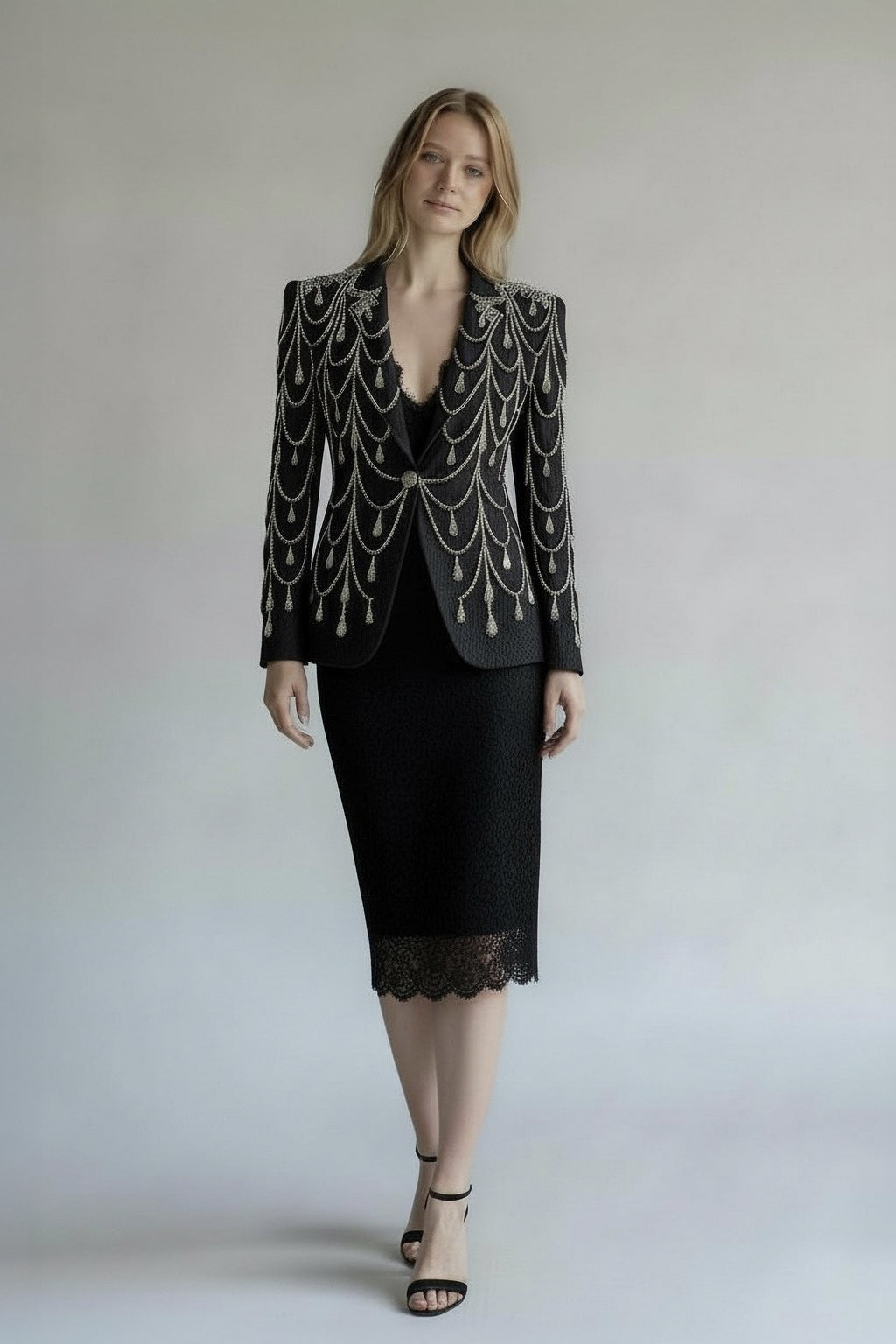 Luxury Chandelier Dress Jacket