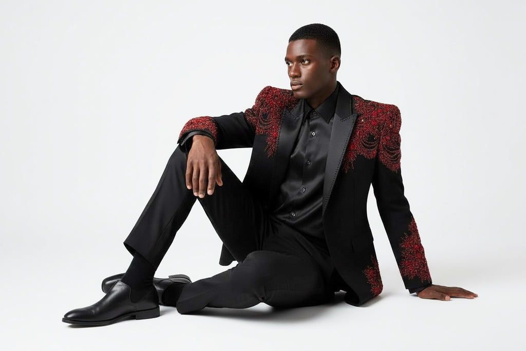 High-Fashion Embroidered Dress Jacket