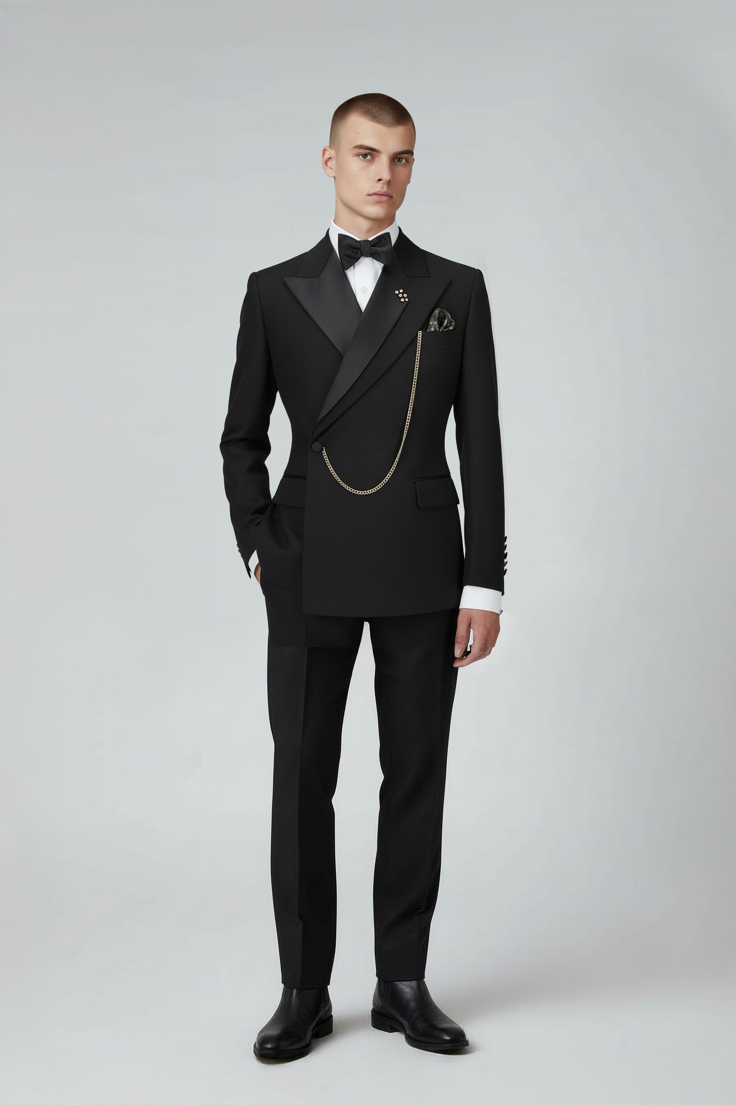 Asymmetric Double Breasted Luxury Dress Jacket