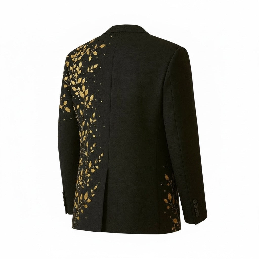 Embroidered Smart Casual Dress Jacket