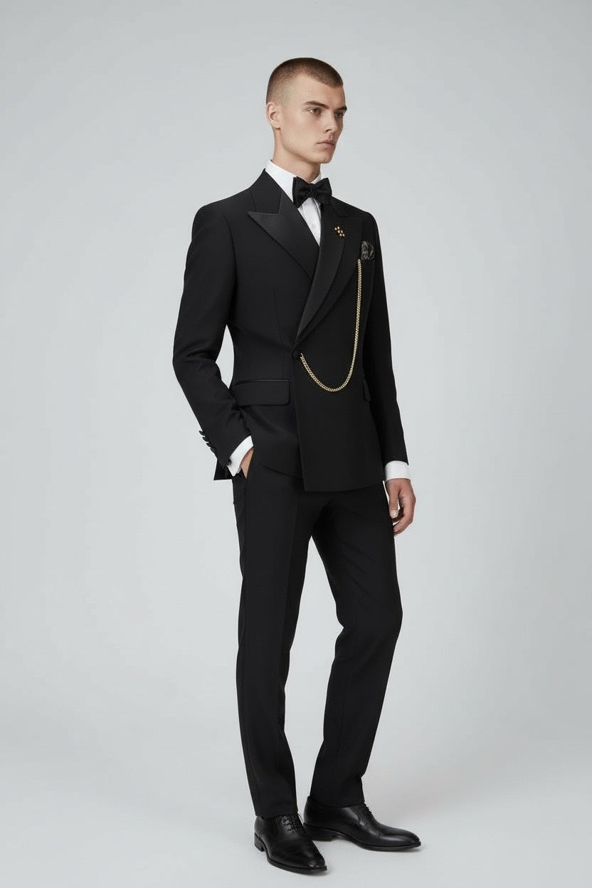 Asymmetric Double Breasted Luxury Dress Jacket