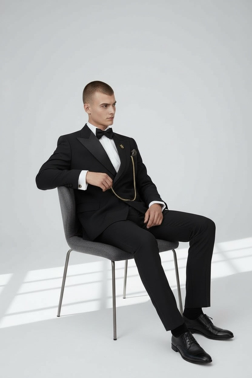 Asymmetric Double Breasted Luxury Dress Jacket