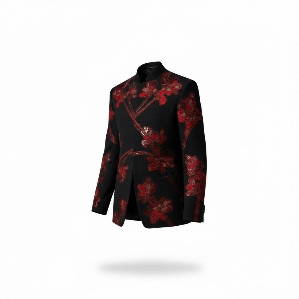 Sequins Dress Suit Jacket & Pants
