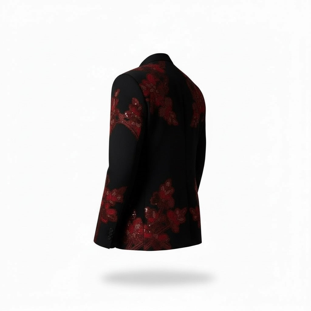 Sequins Dress Suit Jacket & Pants