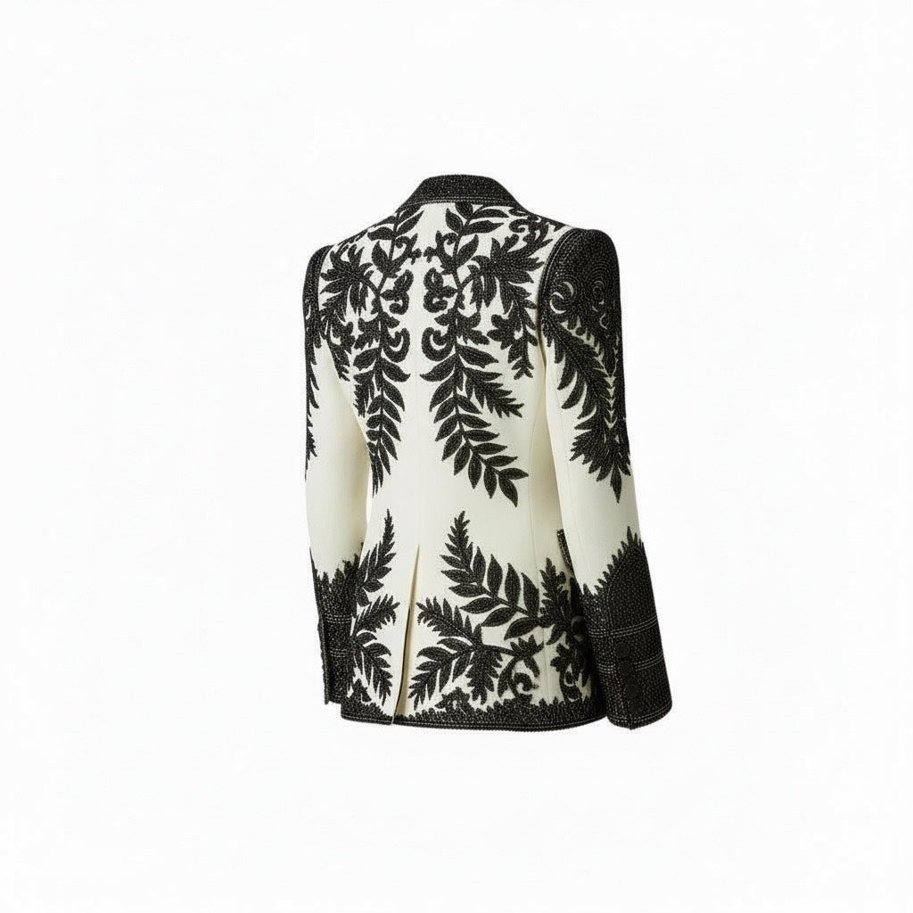 Unique Luxury Black& White Dress Jacket