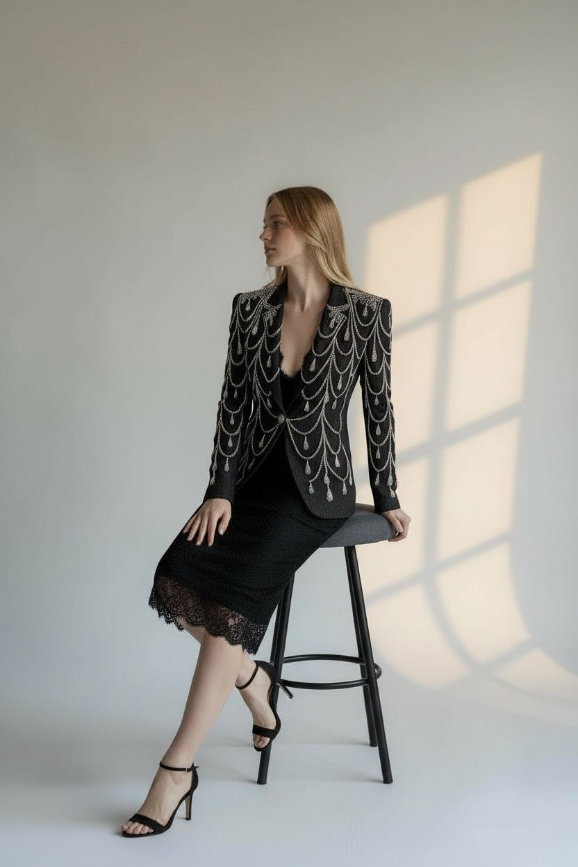 Luxury Chandelier Dress Jacket