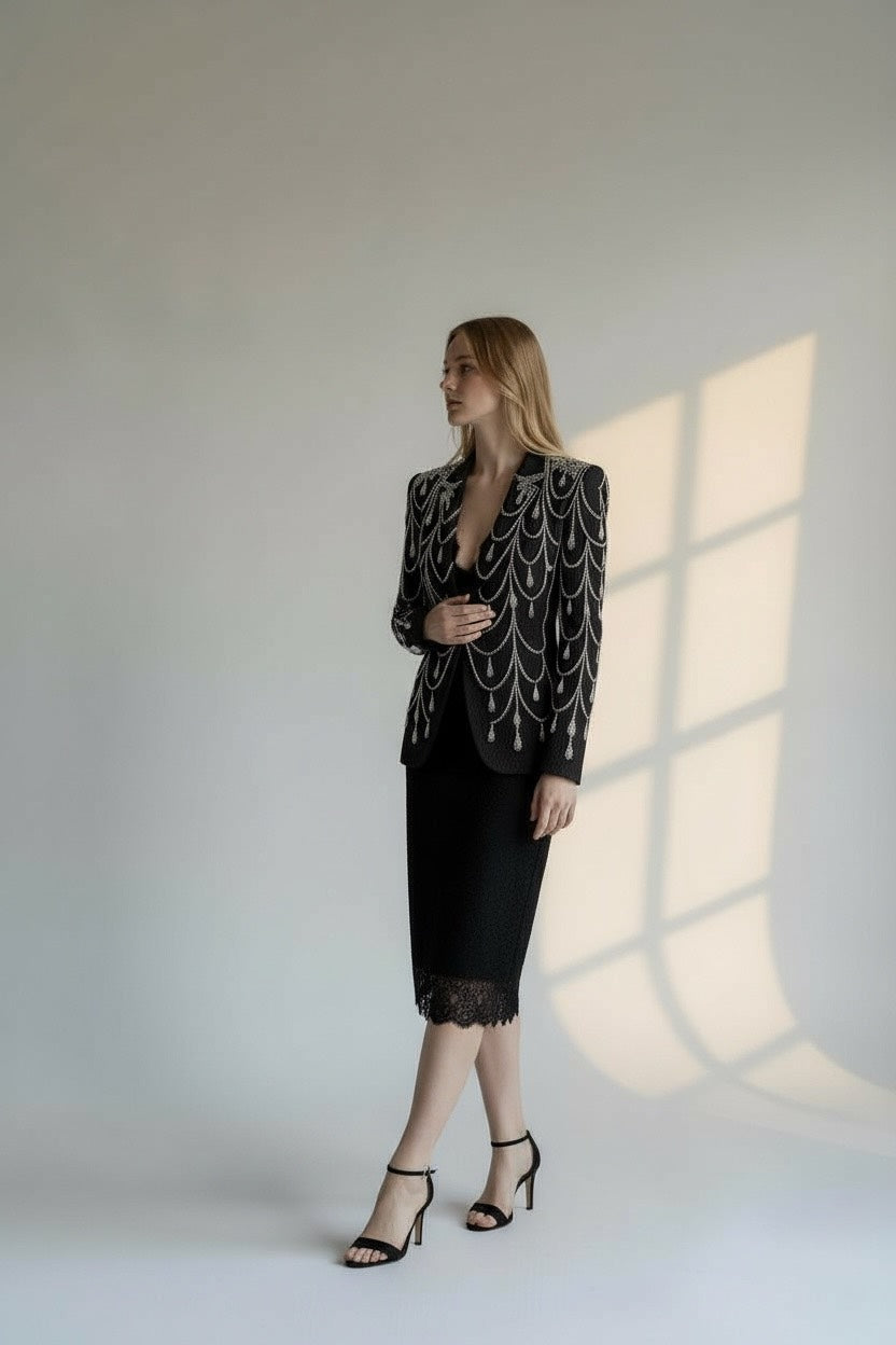 Luxury Chandelier Dress Jacket