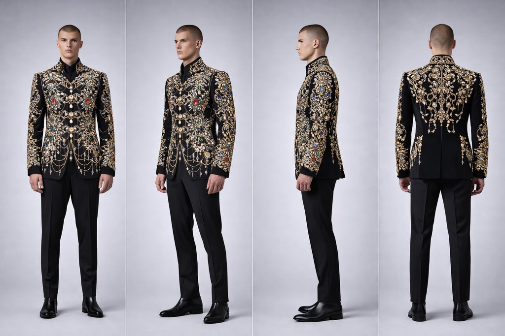 Couture High Fashion Dress Jacket