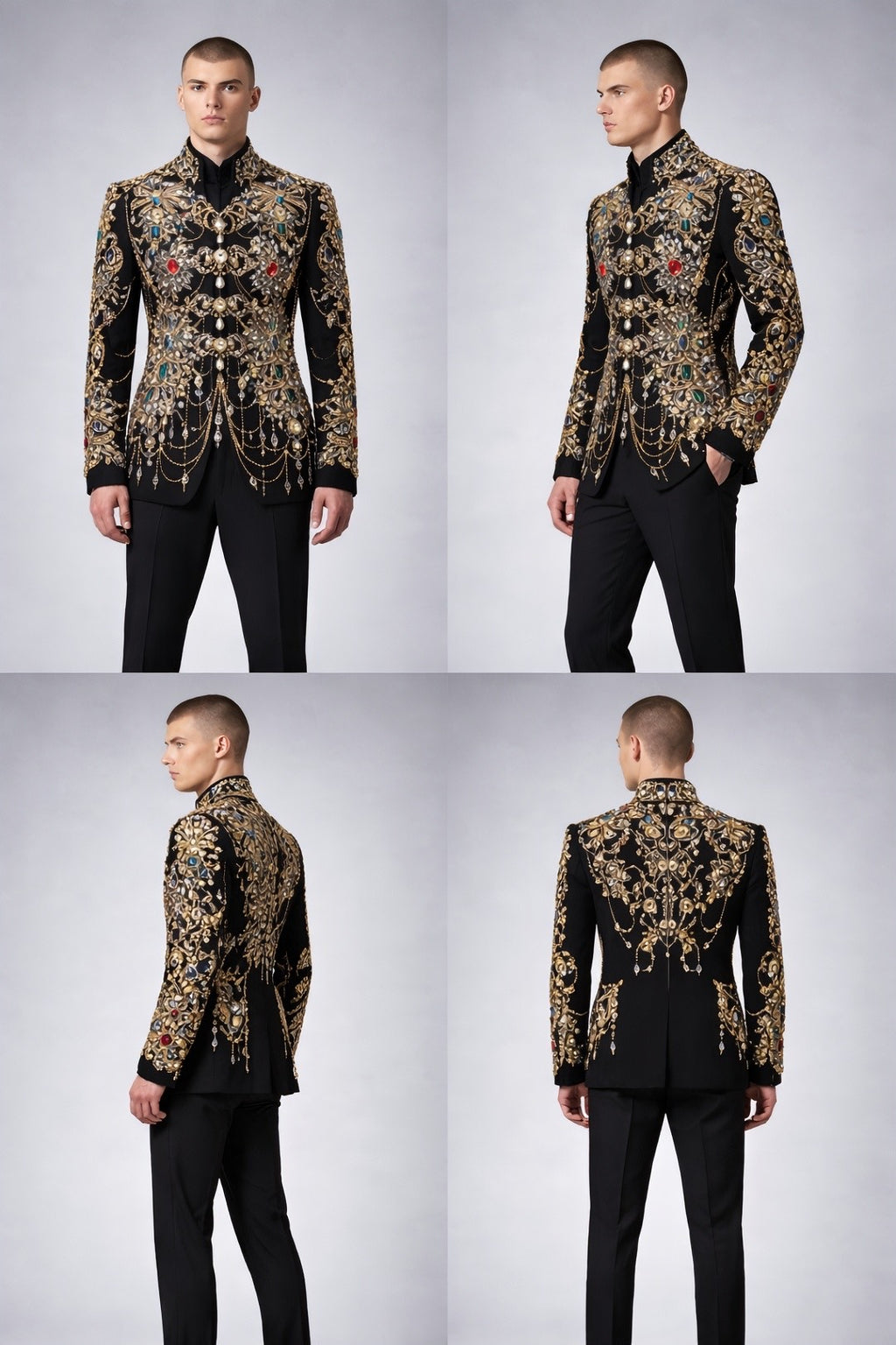 Couture High Fashion Dress Jacket